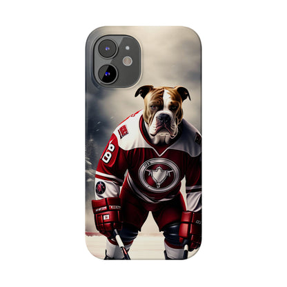 Ice Hockey Player Slim Phone Case - Colorwink