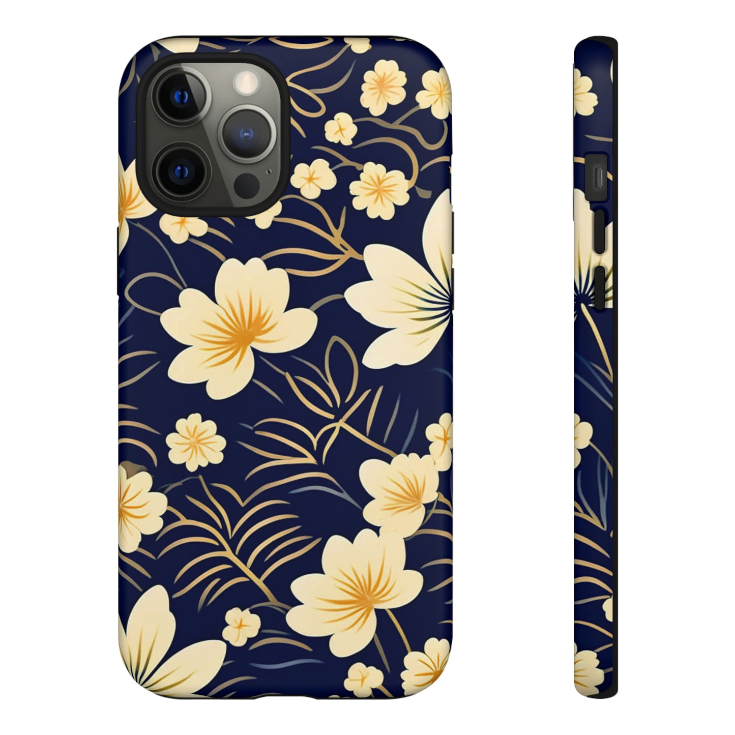 White Flower Art Tough Case