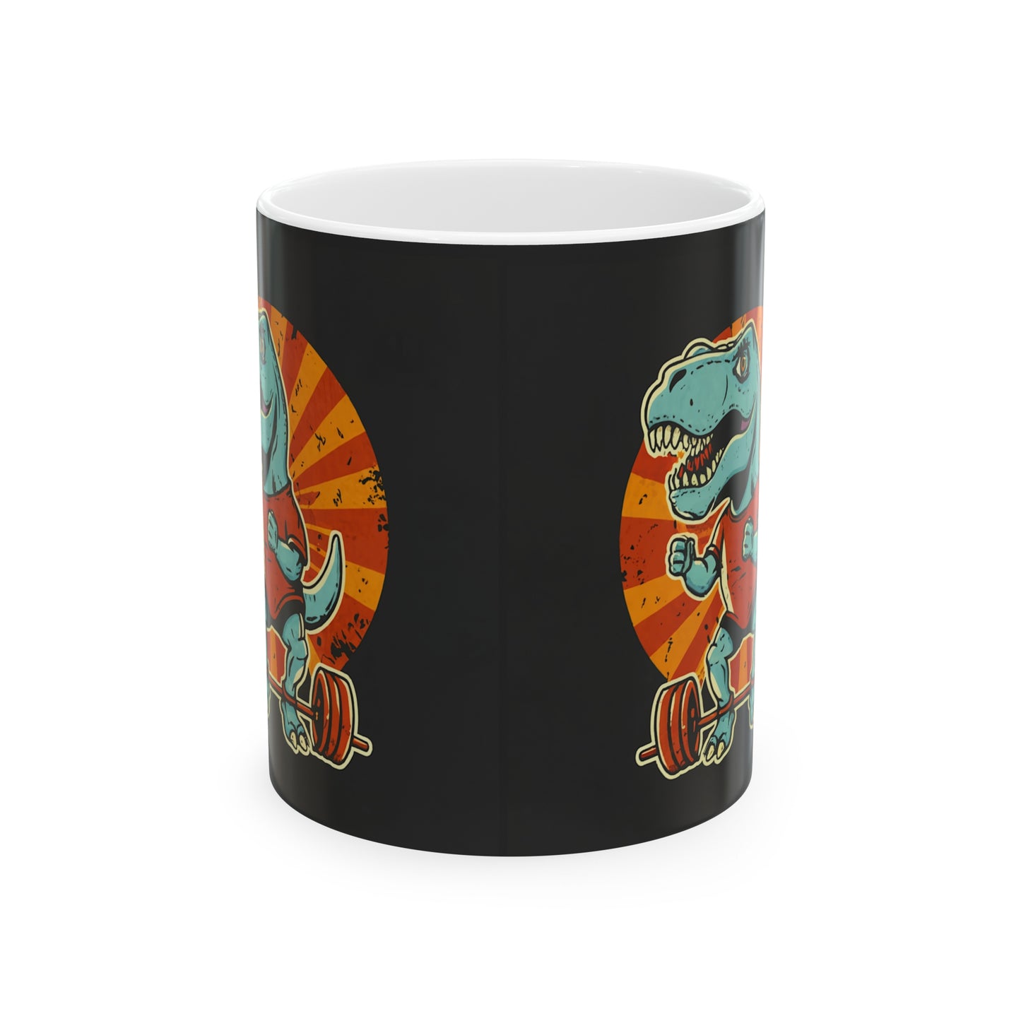 Body Builder Dino Coffee Mug