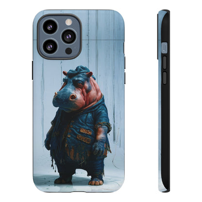 Tired Hippo Tough Case