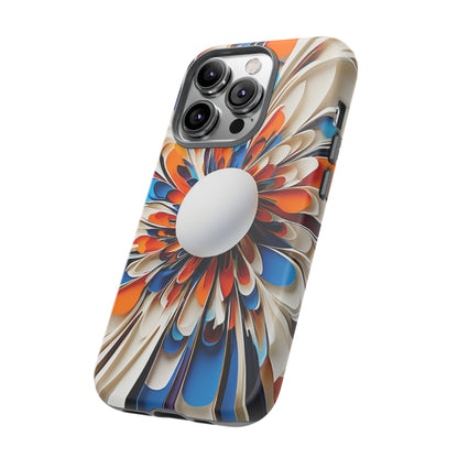 White Flower Tough Case