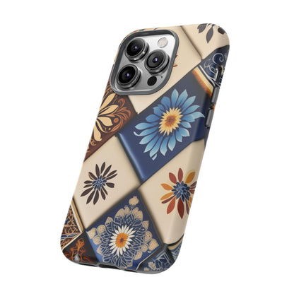 Floral Tiles Tough Case