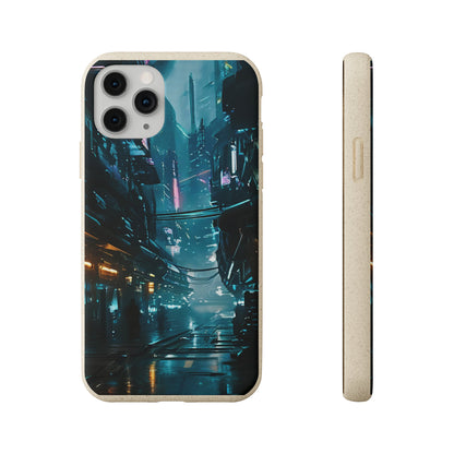 Dystopian Cityscape Biodegradable Case