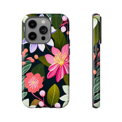 Pink Flower Pattern Tough Case