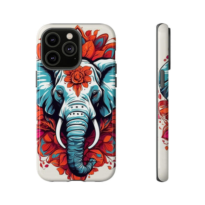 Floral Elephant Tough Case