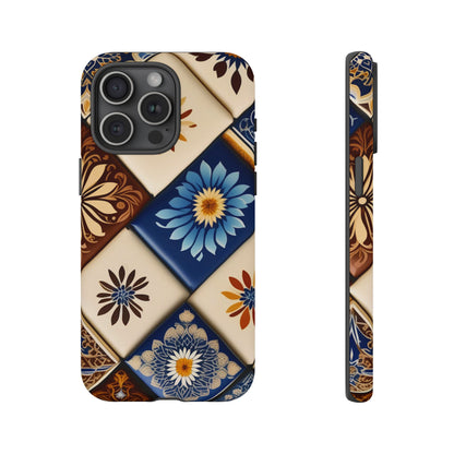 Floral Tiles Tough Case