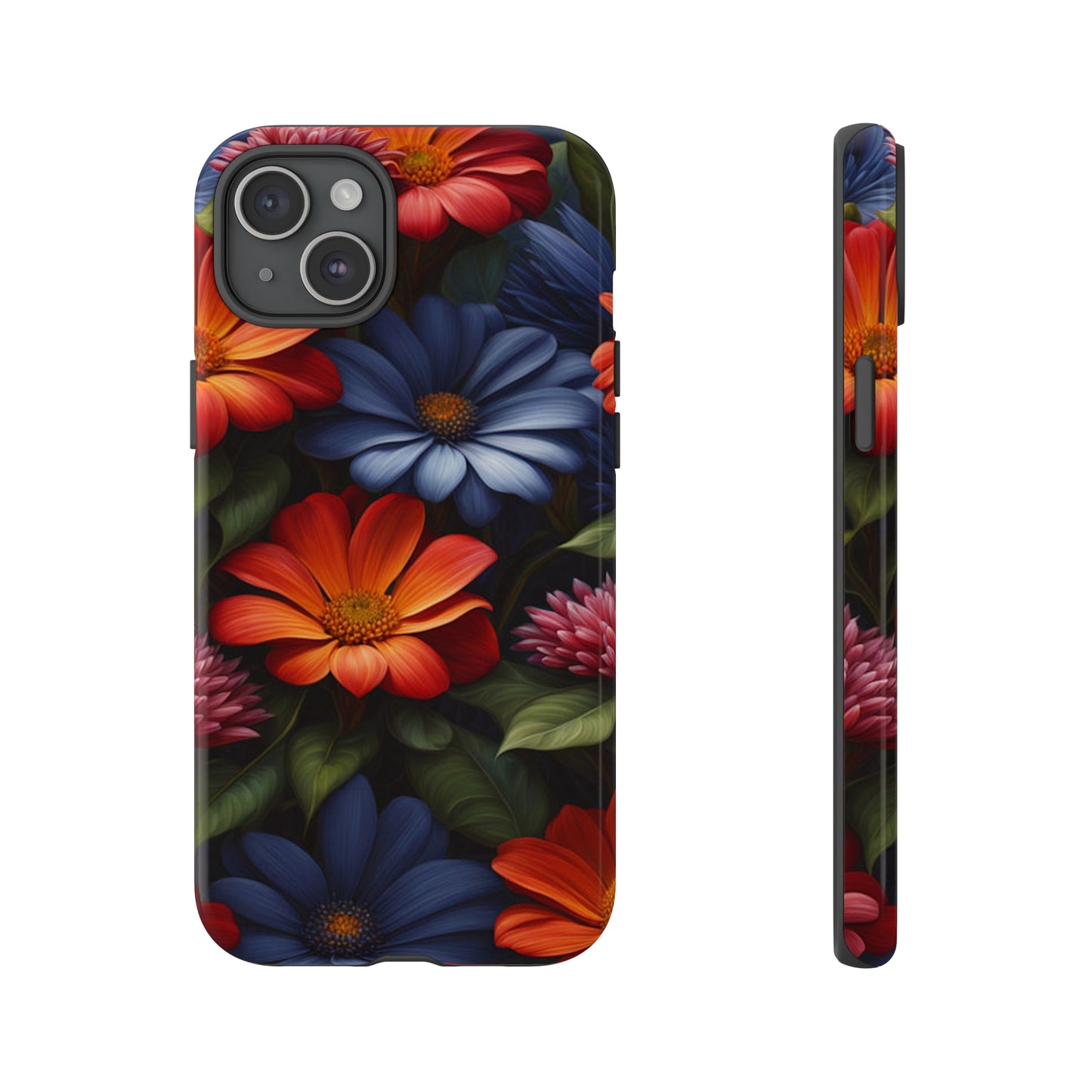 Flame Flowers Tough Case