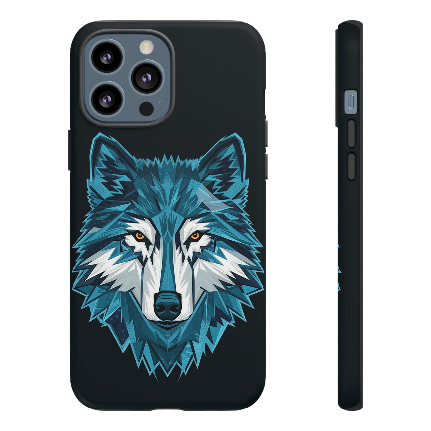 Cubism Wolf Art Tough Case