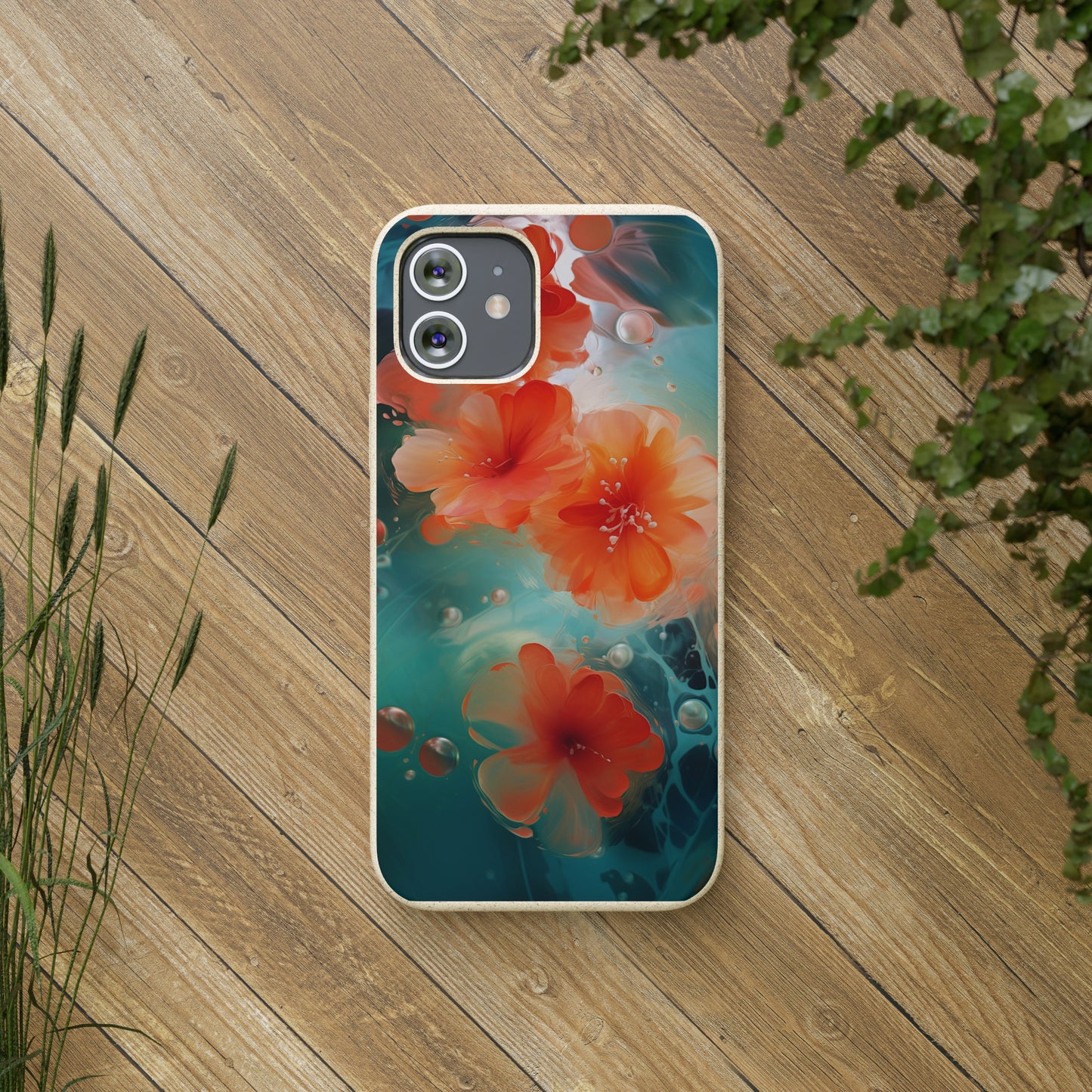 Flower painting Biodegradable Case