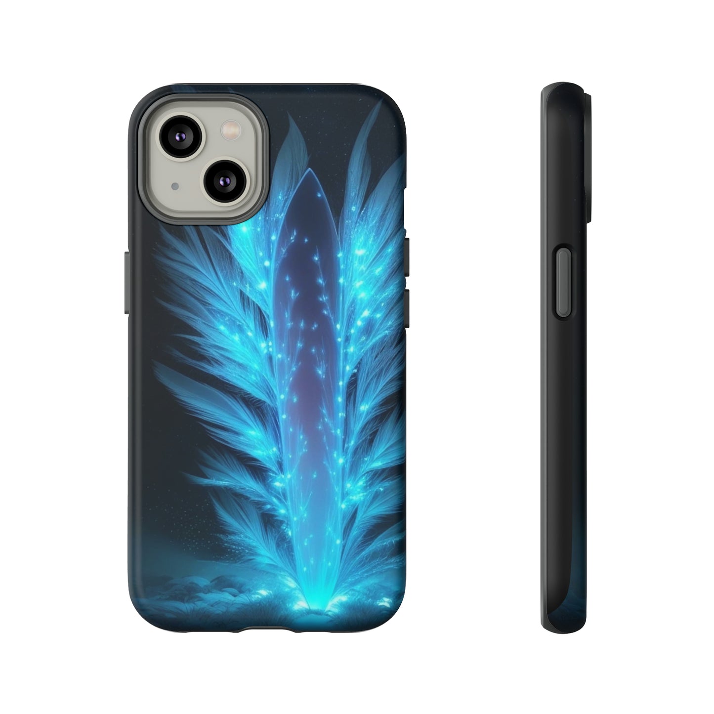 Glowing Blue Light  Tough Case