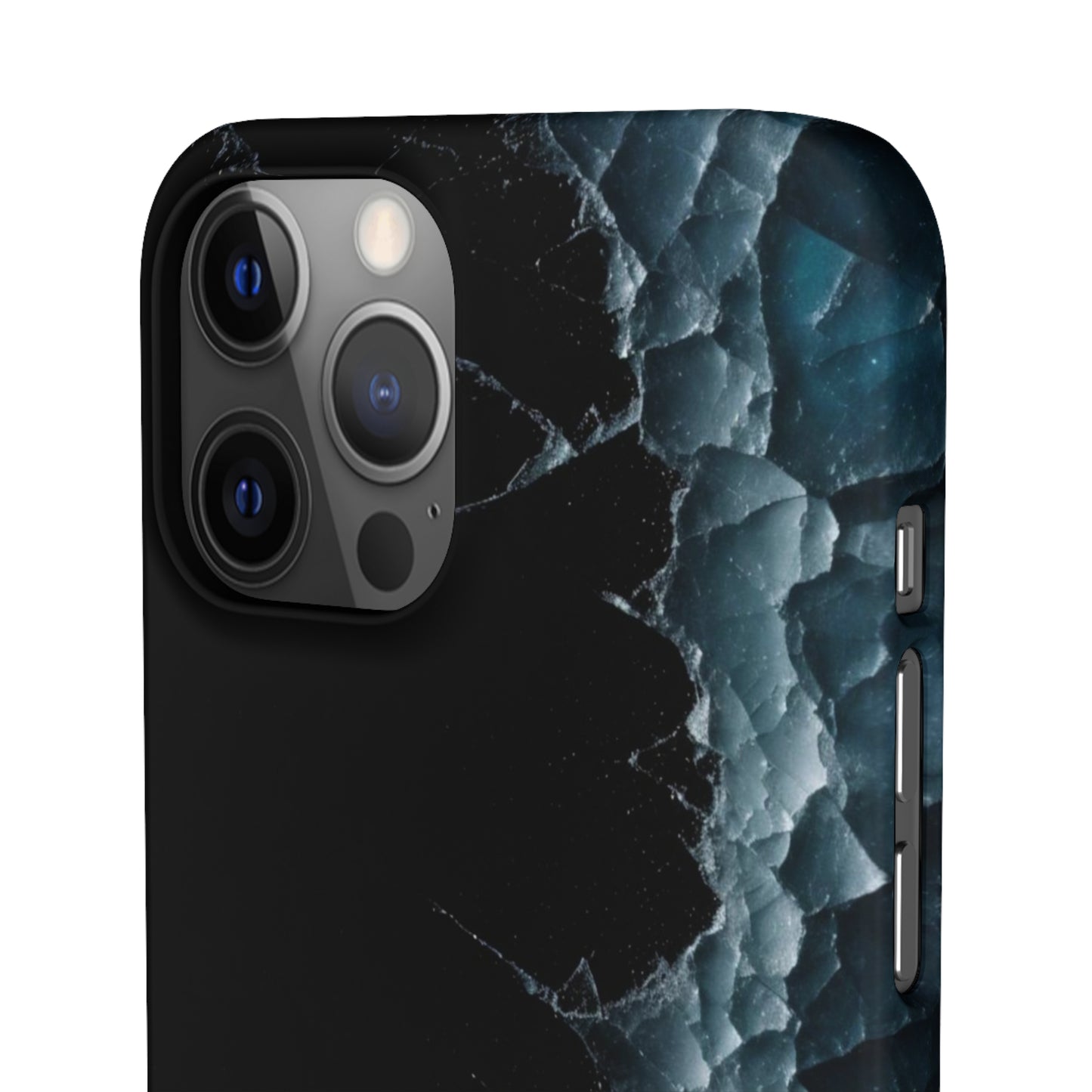 Blue Ice Cracking Snap Case - Colorwink