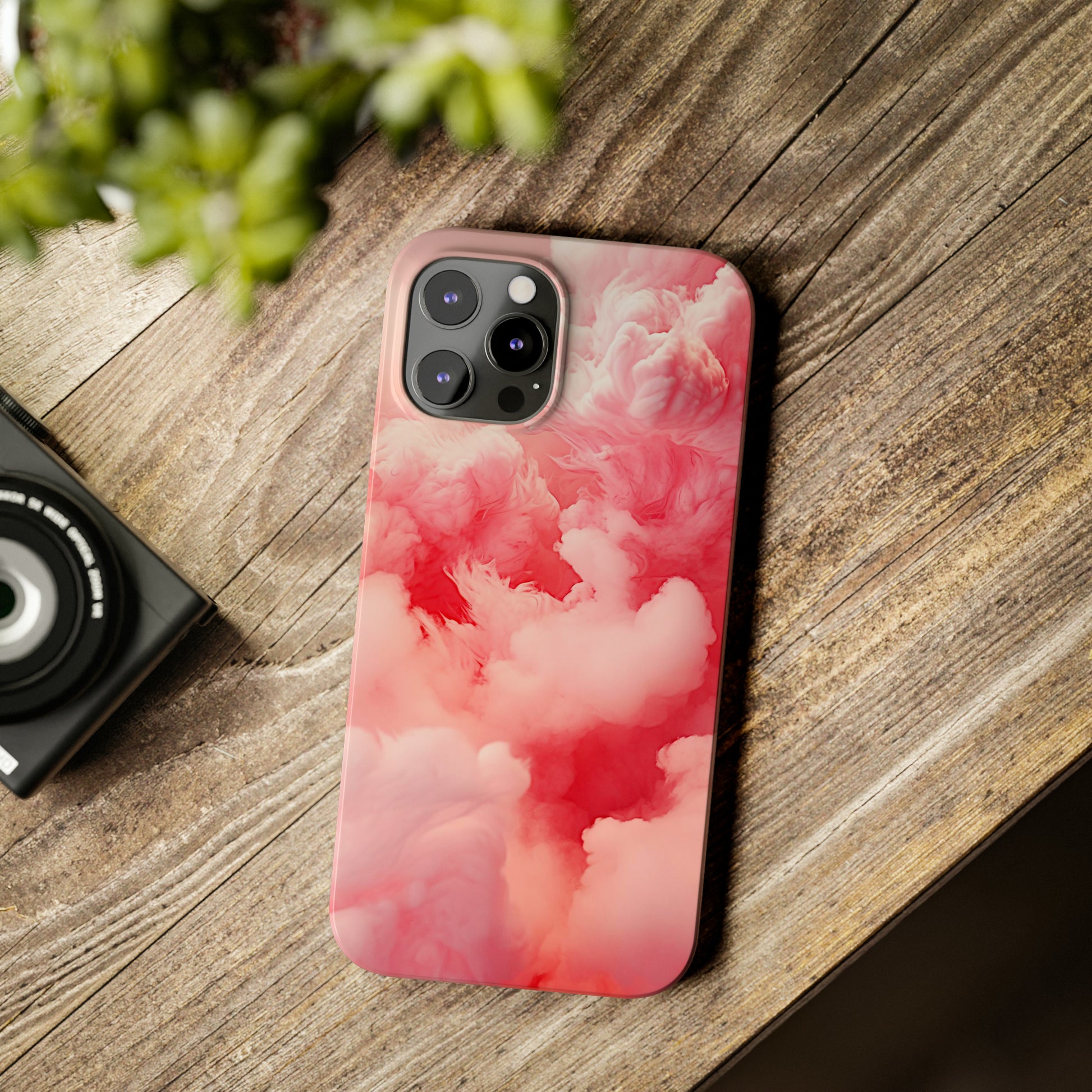 Pink Cloud Slim Phone Case - Colorwink