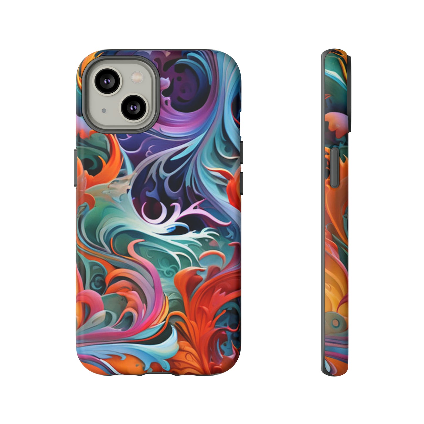 Spiral Paint Art Pattern Tough Case