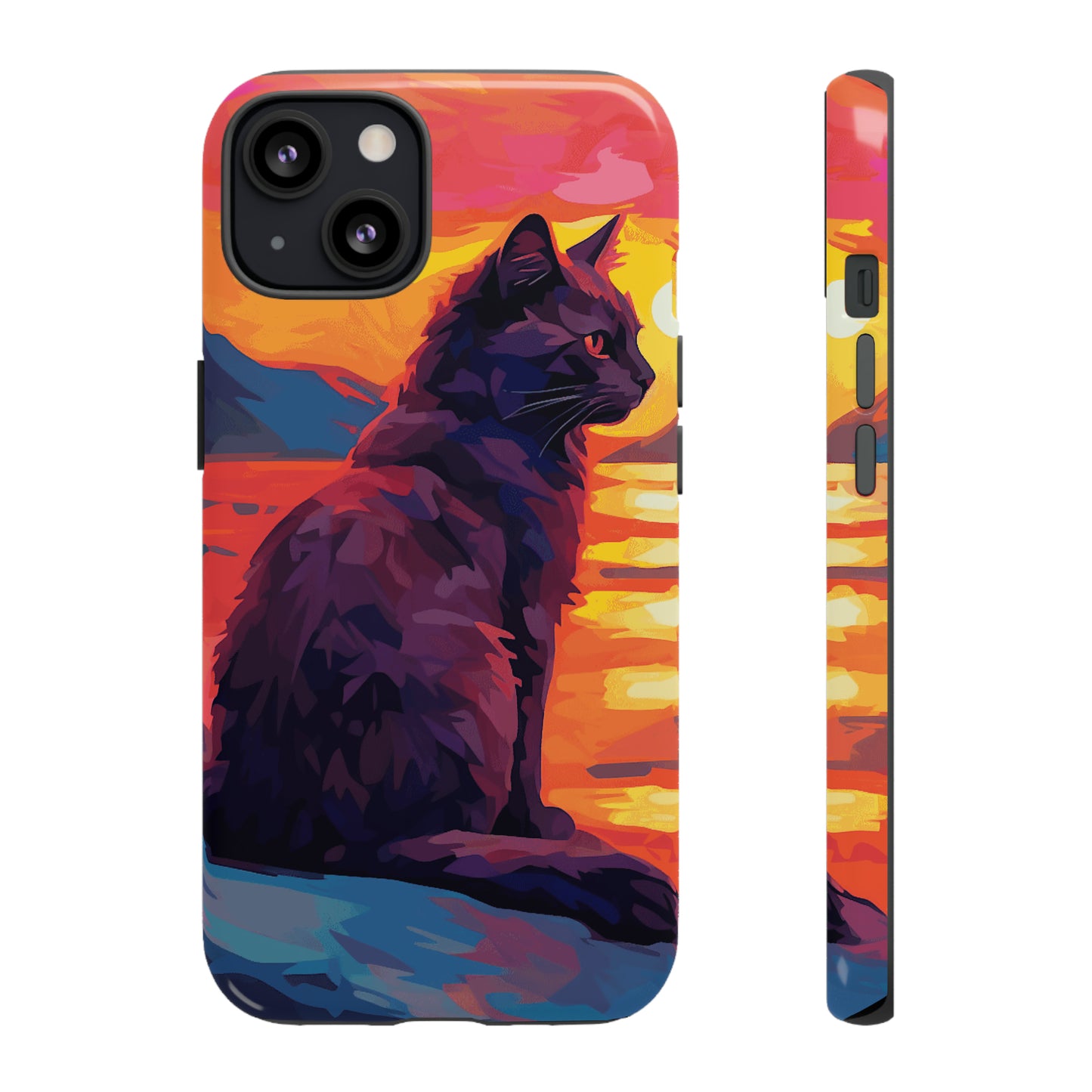 Sunset Cat Tough Case