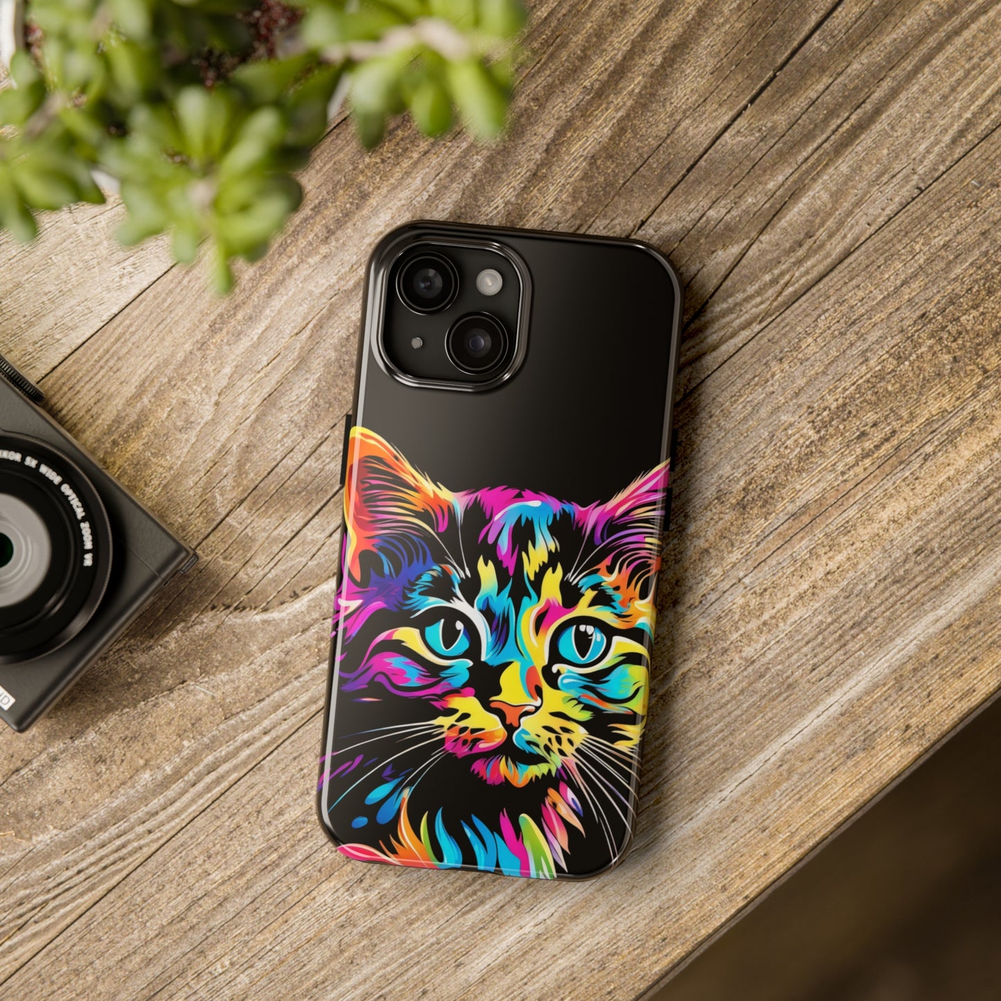 Psychedelic Cat Tough Case