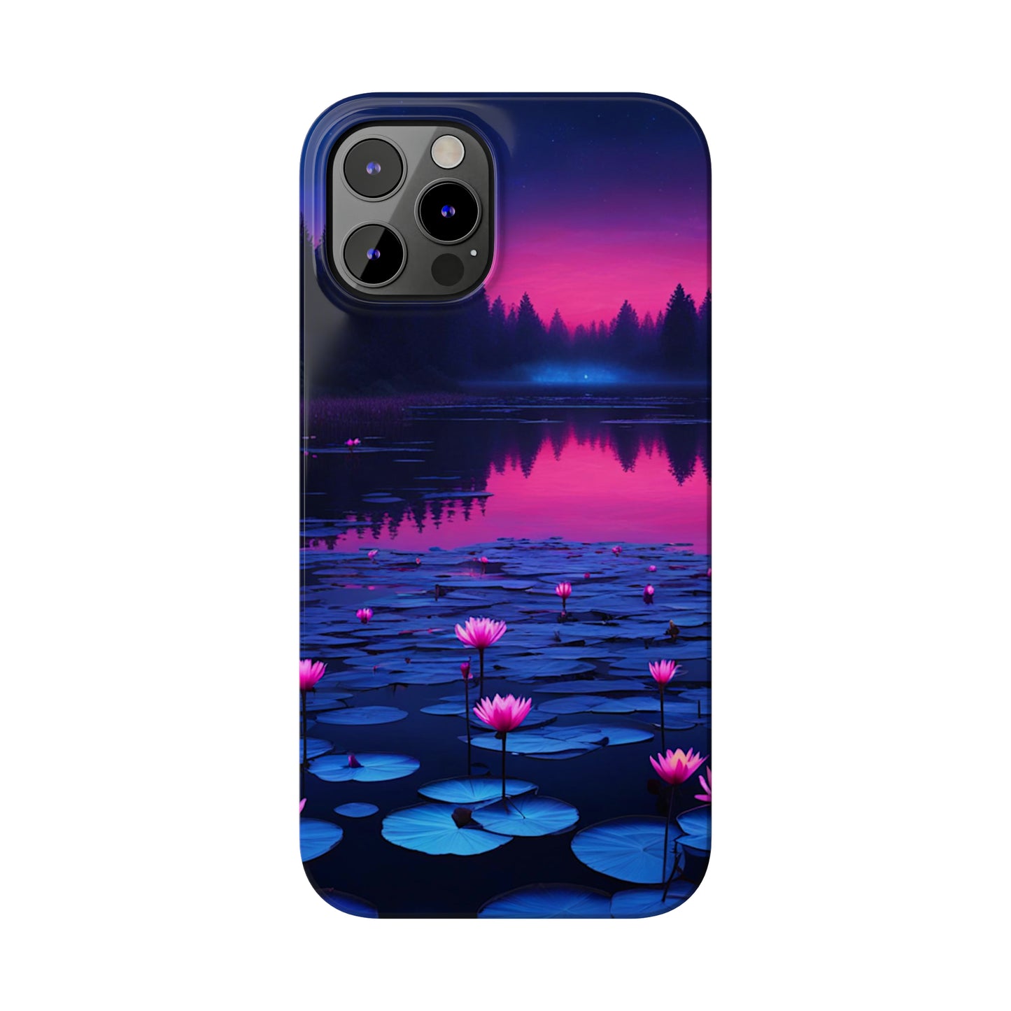 Water Lilies Slim Phone Case - Colorwink