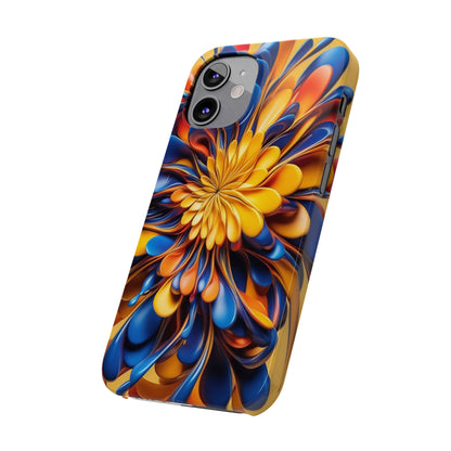 Abstract Flower Slim Phone Case - Colorwink