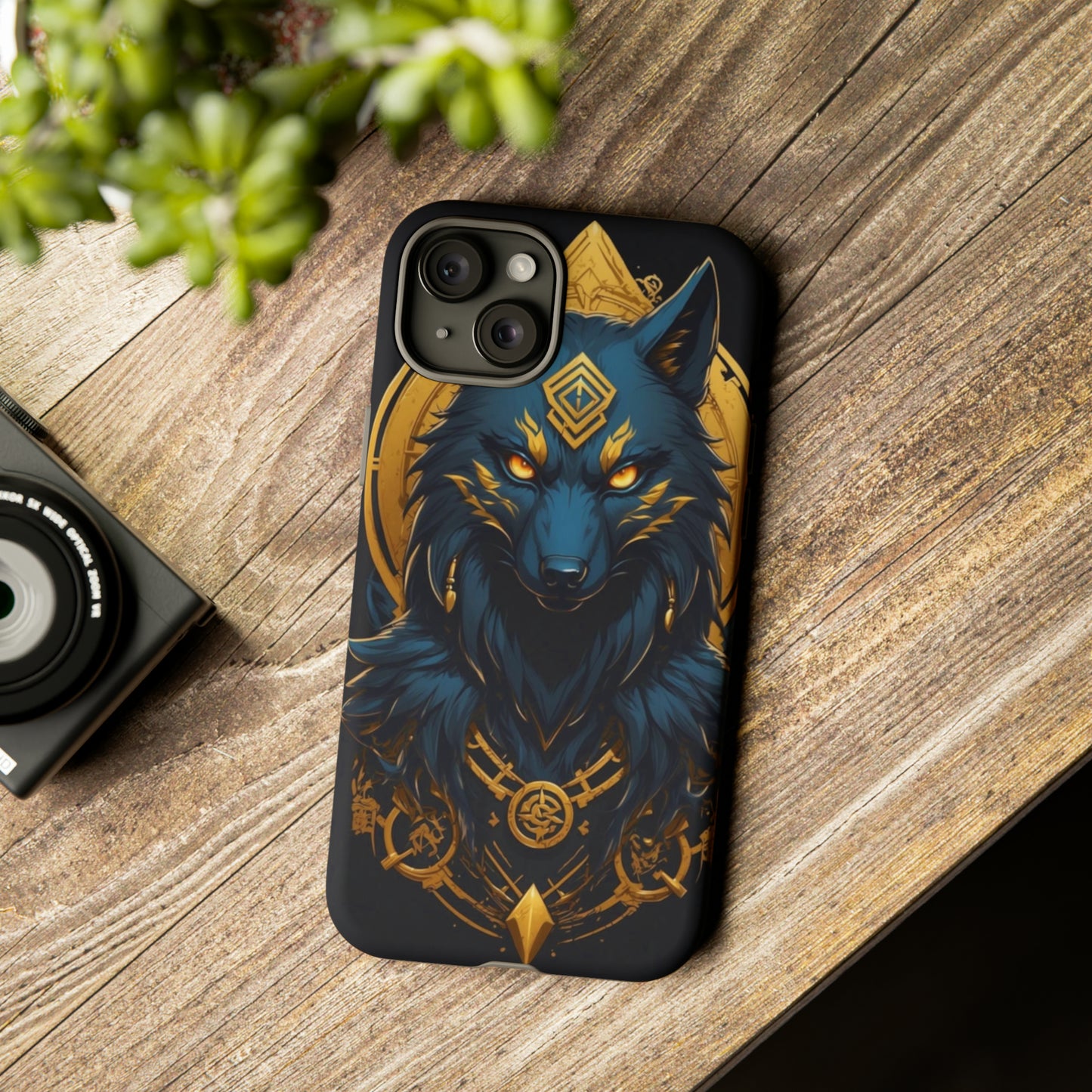 Golden wolf Tough Case