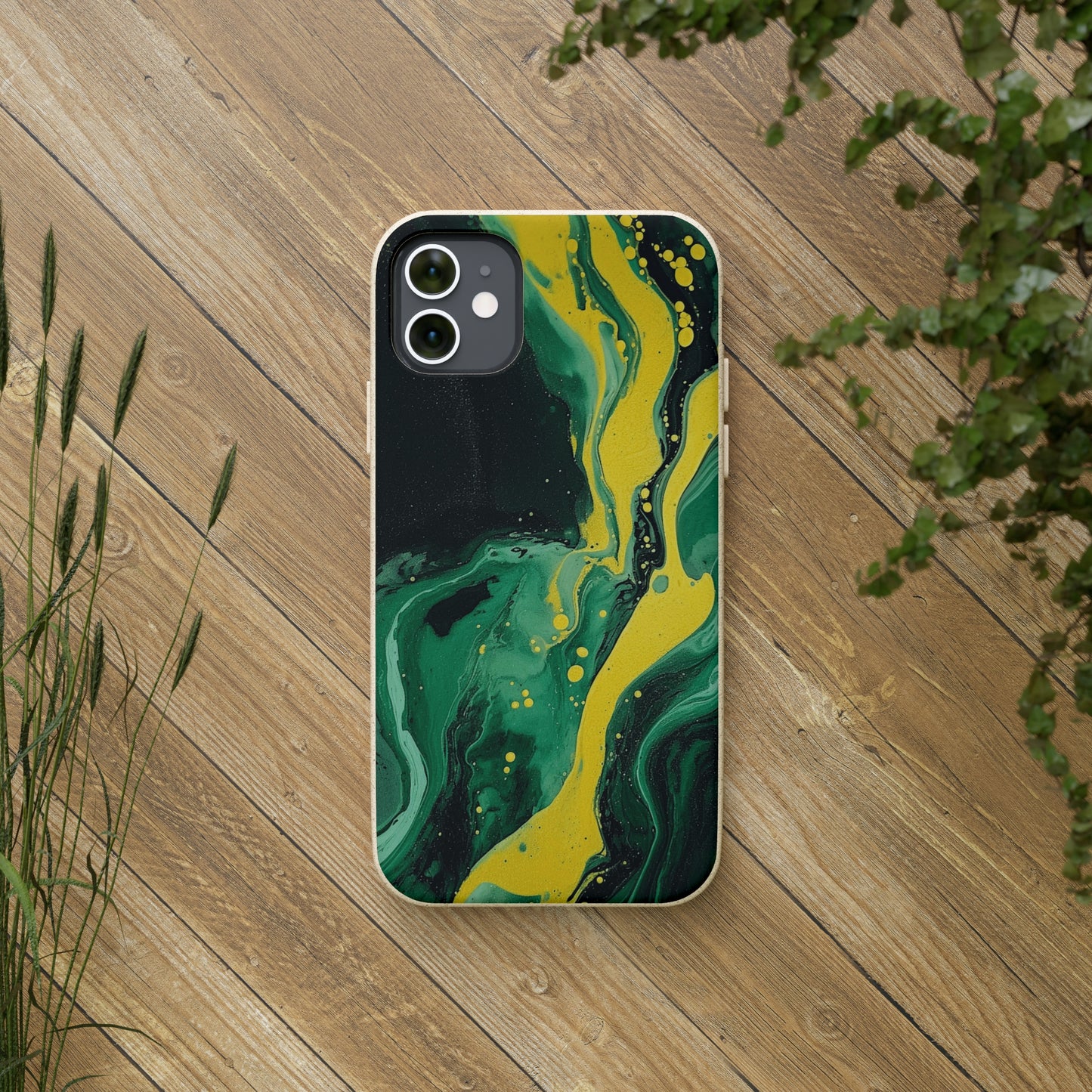 Swirling Shadows Design Biodegradable Case