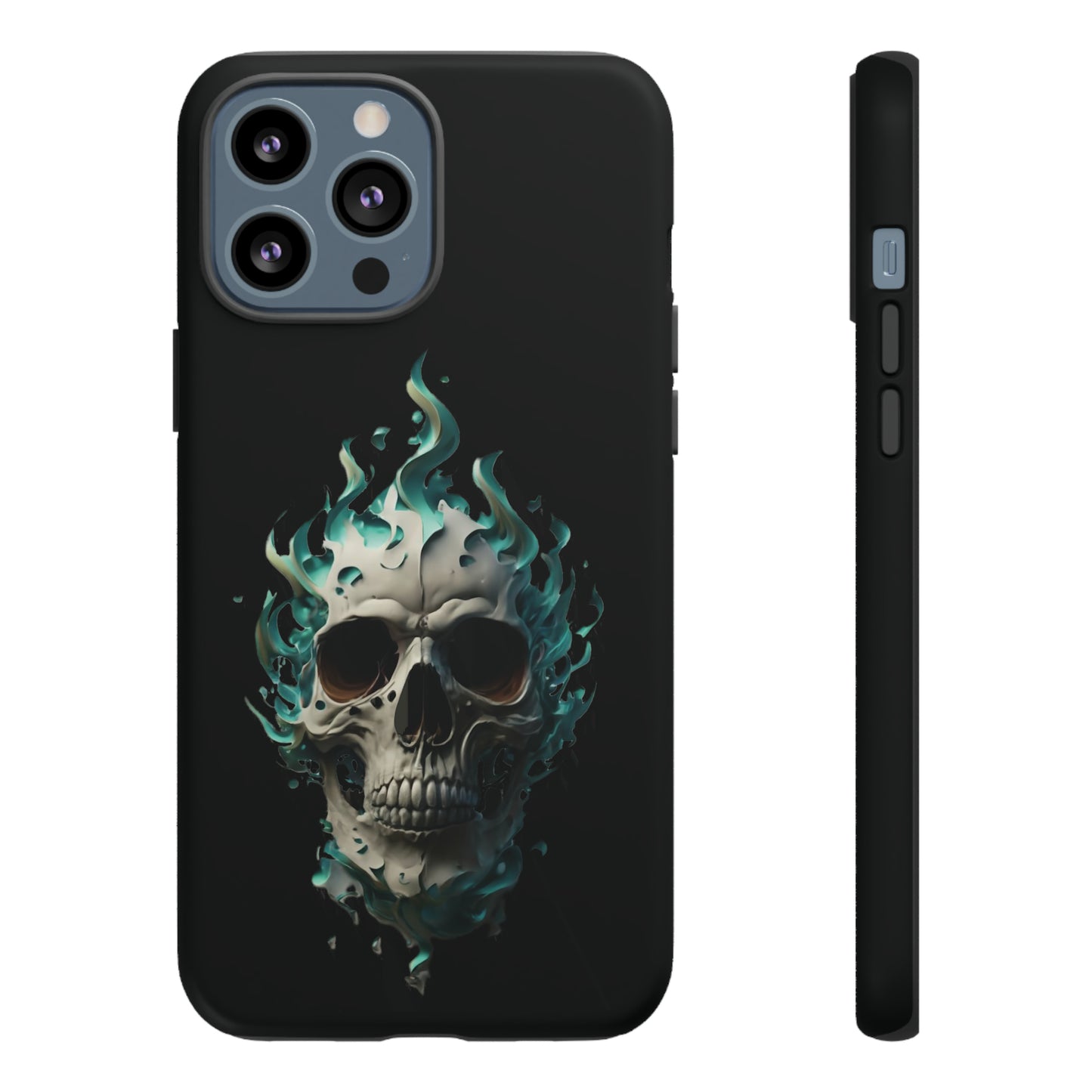 Flaming Skull Tough Case