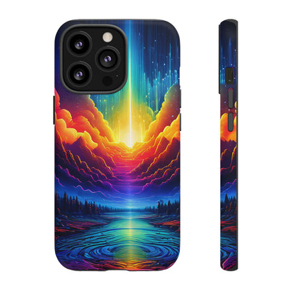 Rainbow Clouds Tough Case