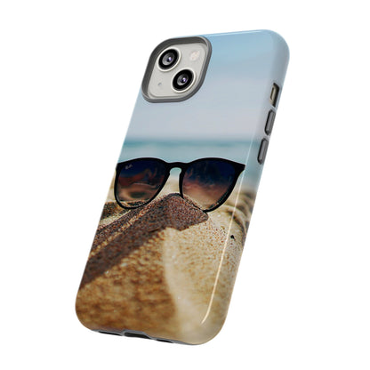 Sunglass on Beach Tough Case