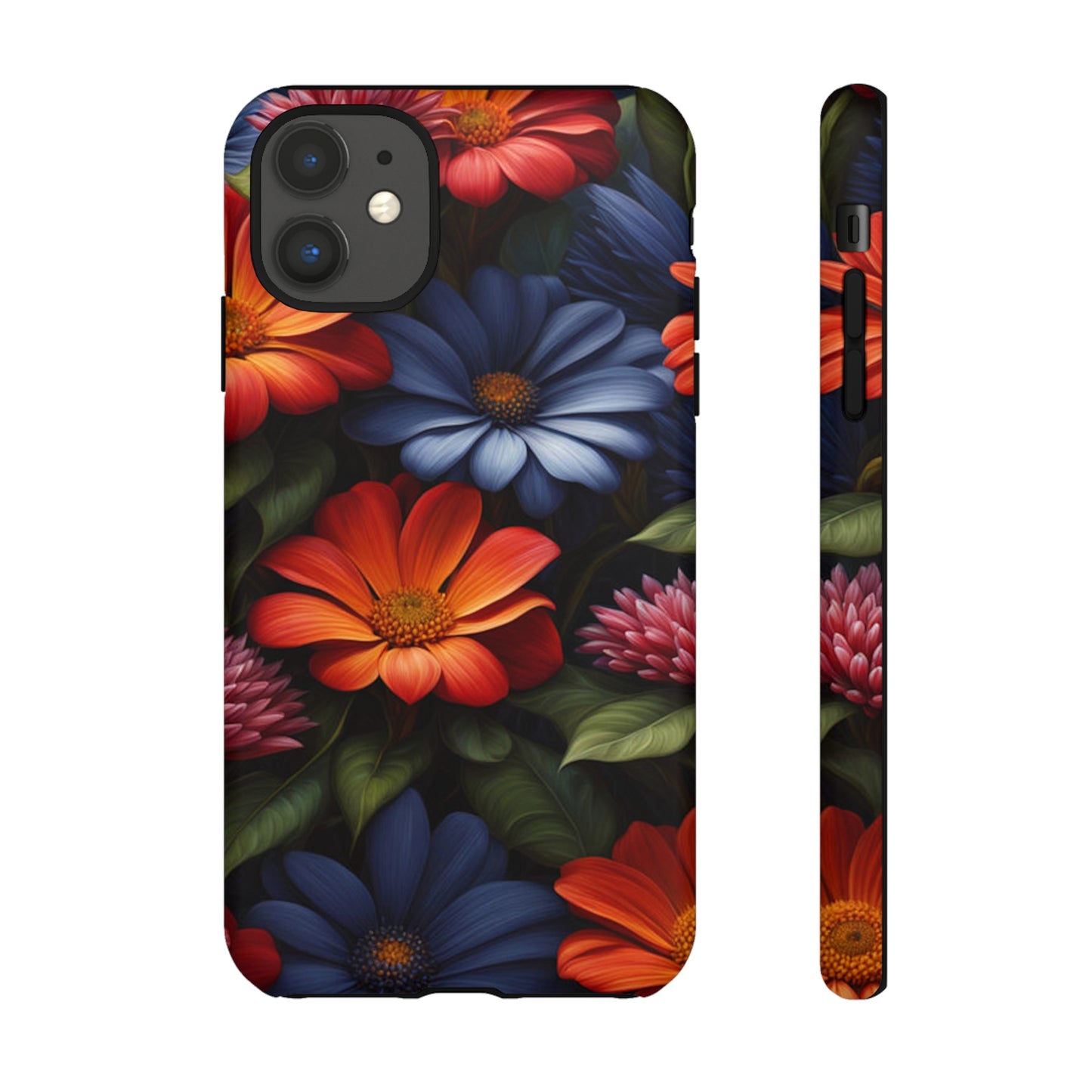 Flame Flowers Tough Case