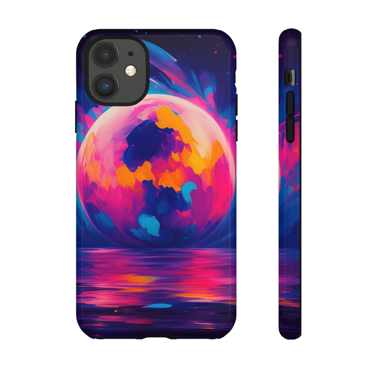 Hexagonal Moon Tough Case