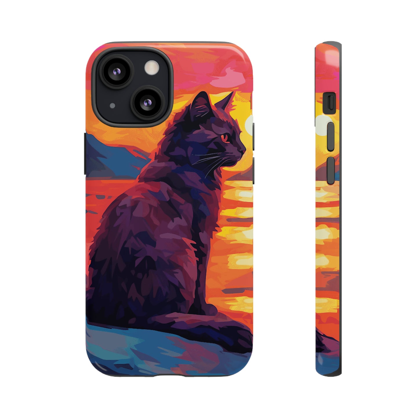 Sunset Cat Tough Case