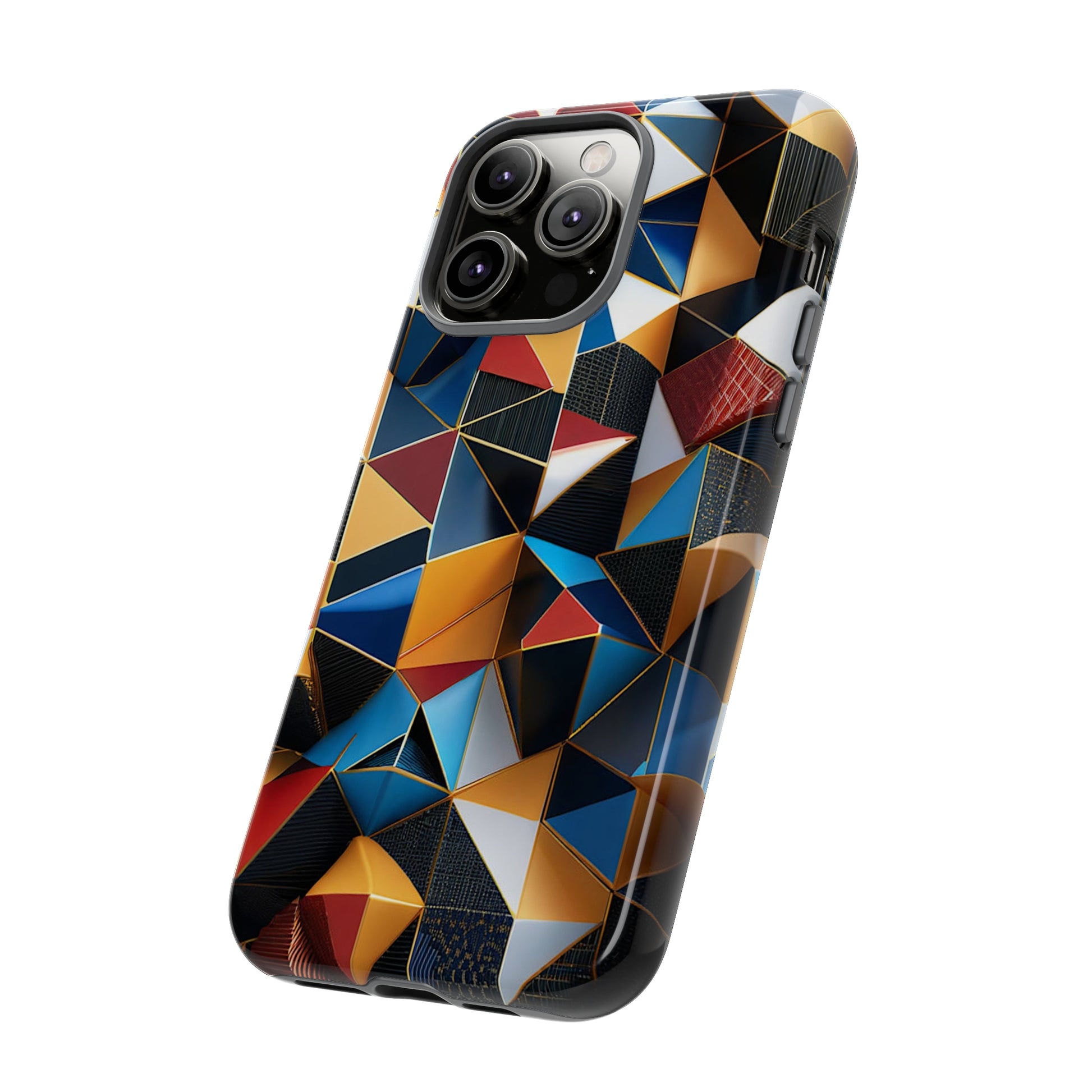 Abstract Tripattern Tough Case - Colorwink