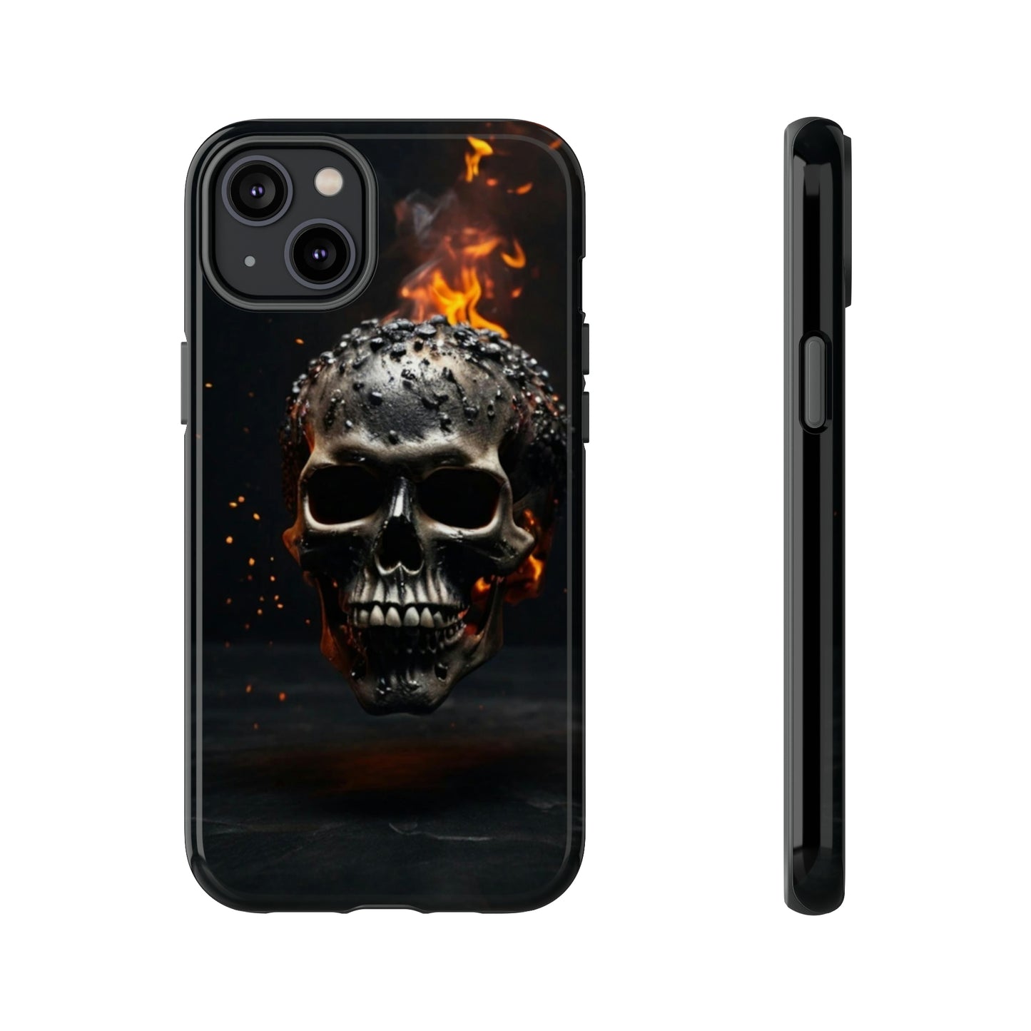 Fiery Skull Tough Case