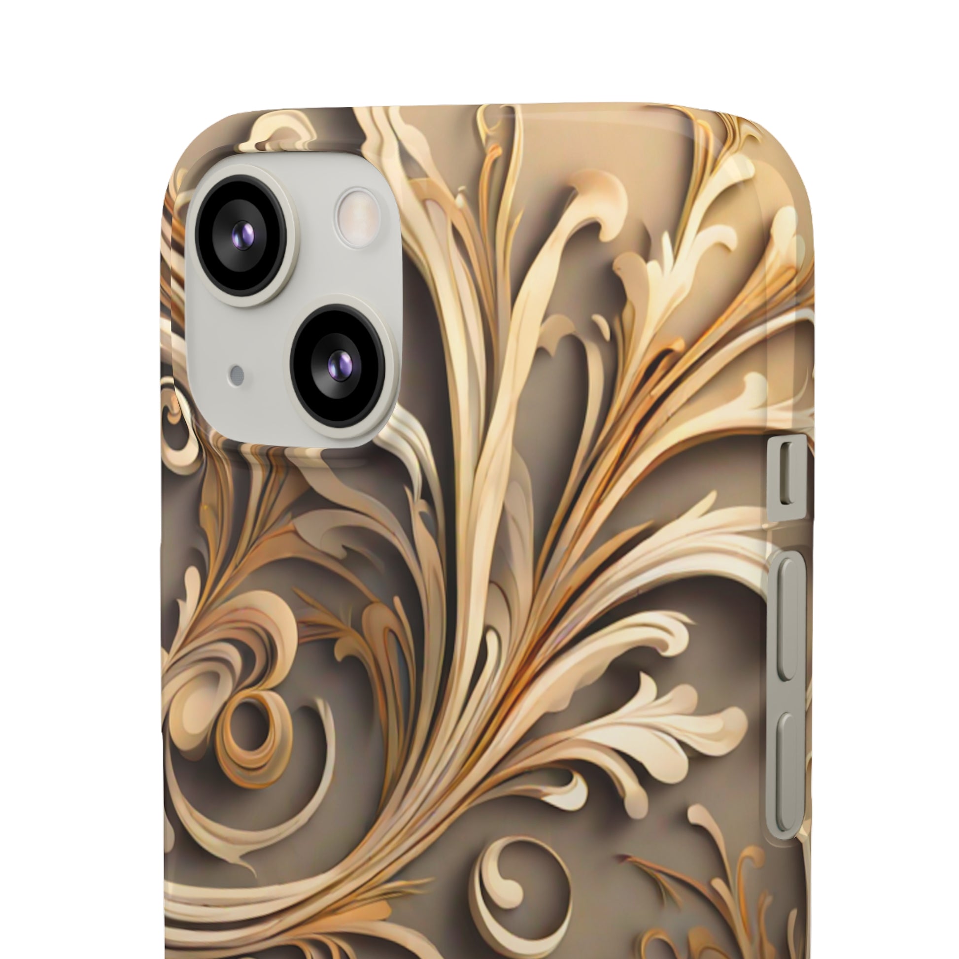 Golden Tendrils Snap Case - Colorwink