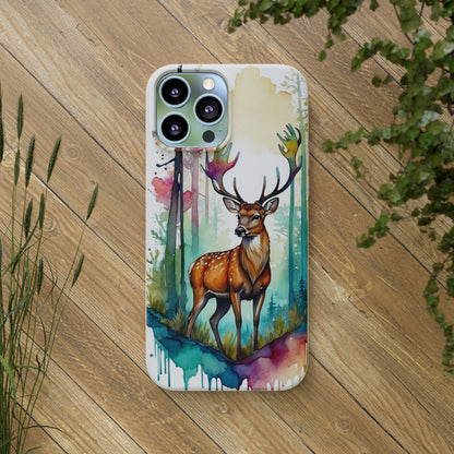 Forest Majesty Deer Biodegradable Case