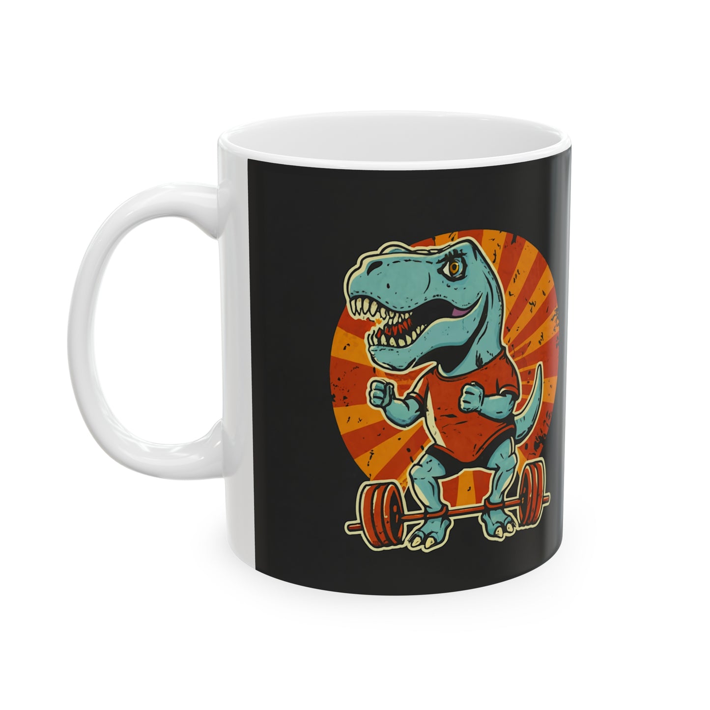 Body Builder Dino Coffee Mug