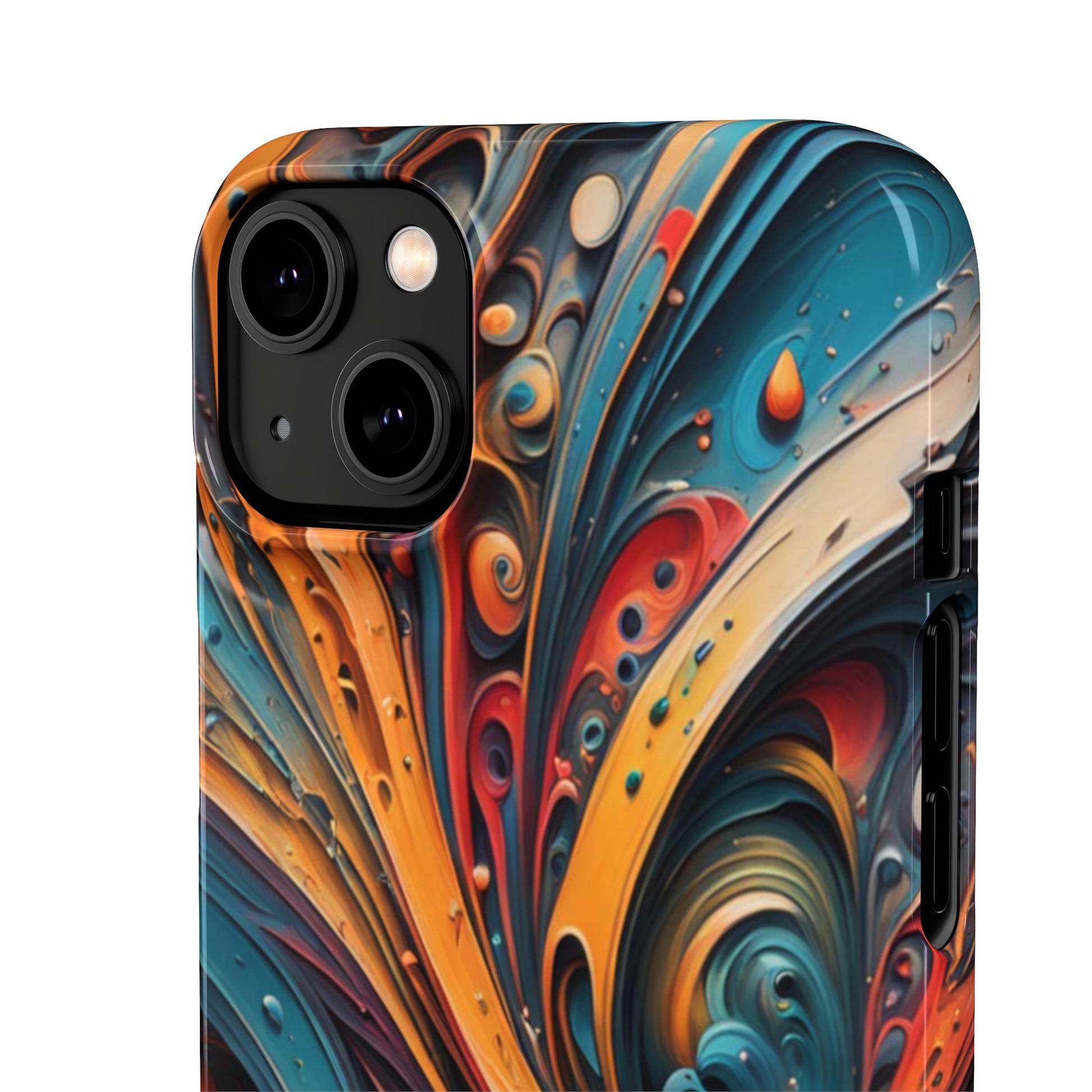 Abstract Colorful Swirls Snap Case - Colorwink