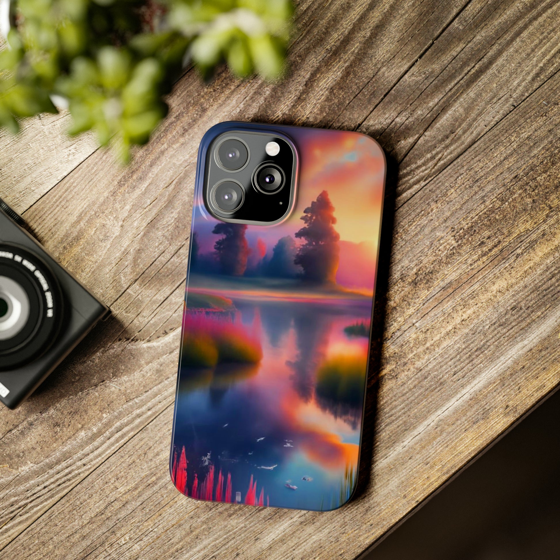 Blurry Morning Slim Phone Case - Colorwink