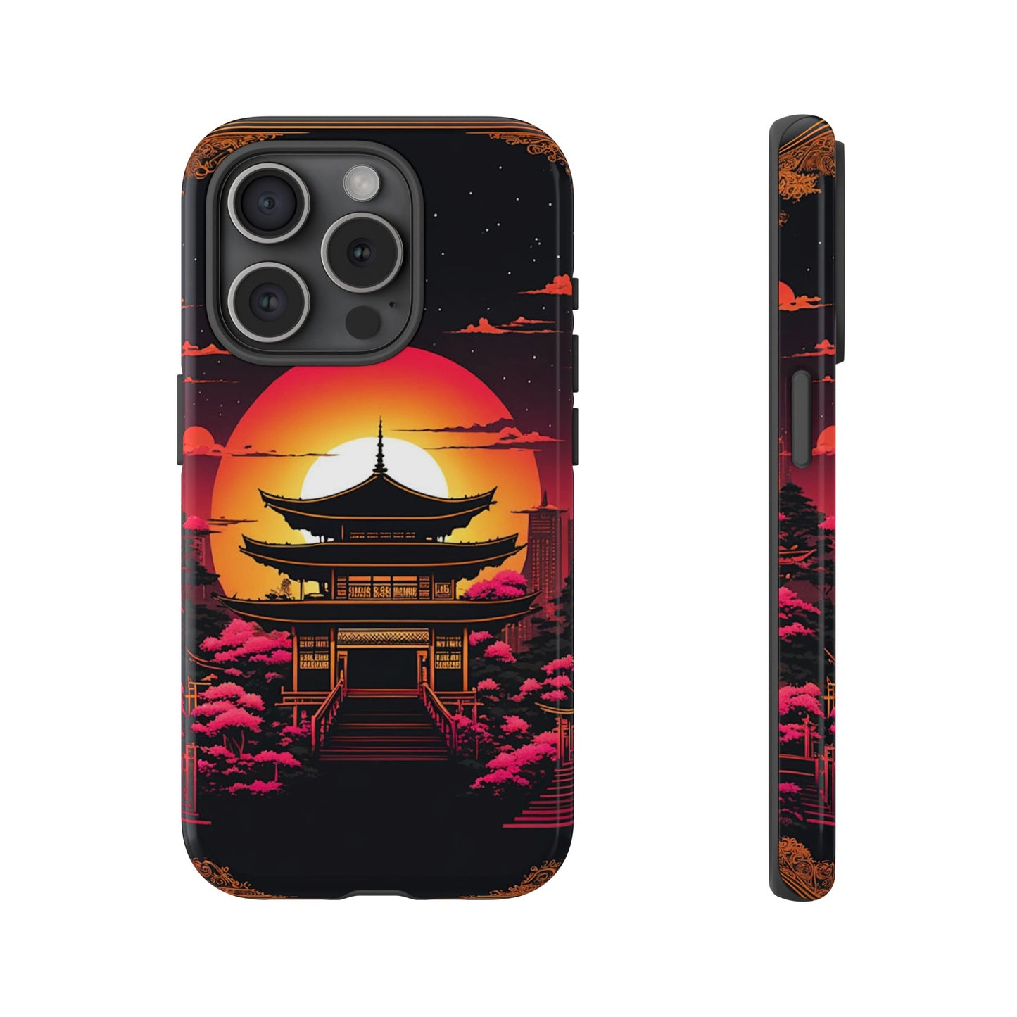 Sunset behind Pagoda Tough Case