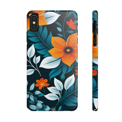 White Flower Slim Phone Case