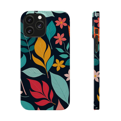 Flower Leaf Slim Phone Case