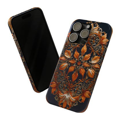 Floral Symphony Slim Phone Case - Colorwink