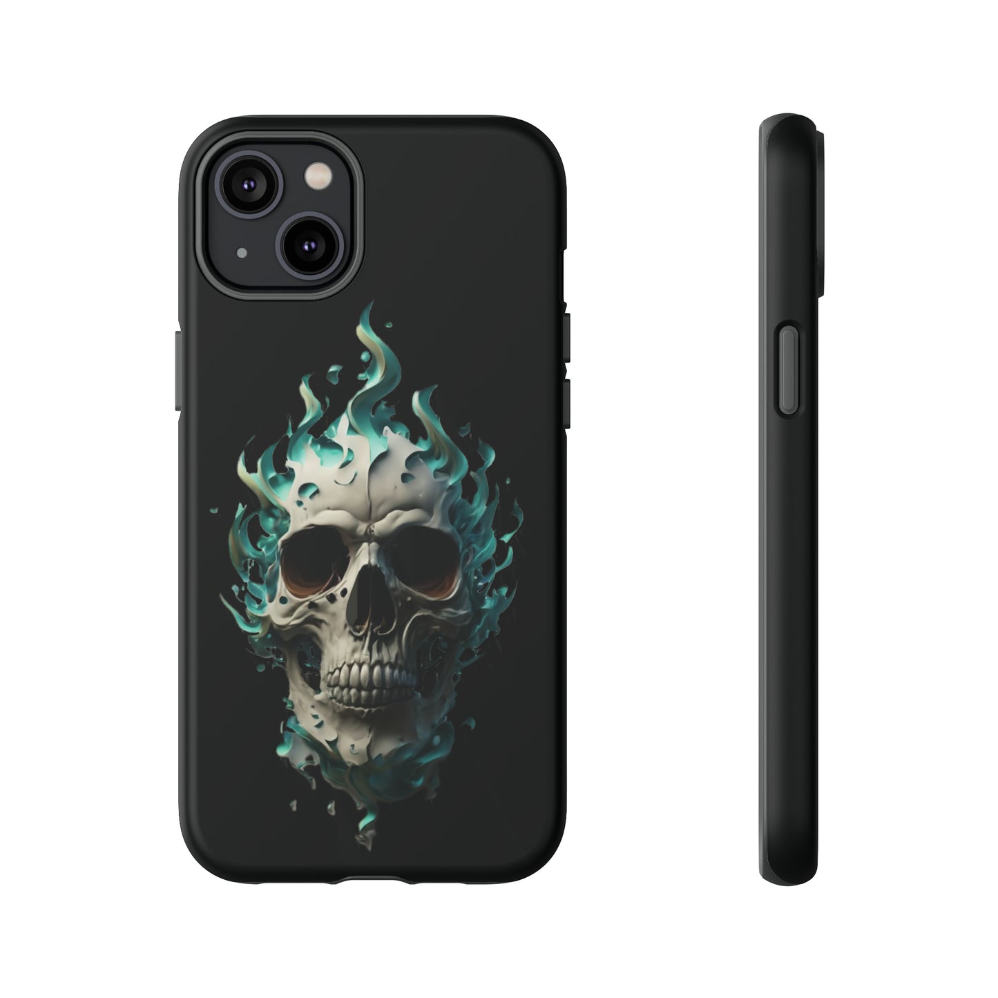 Flaming Skull Tough Case