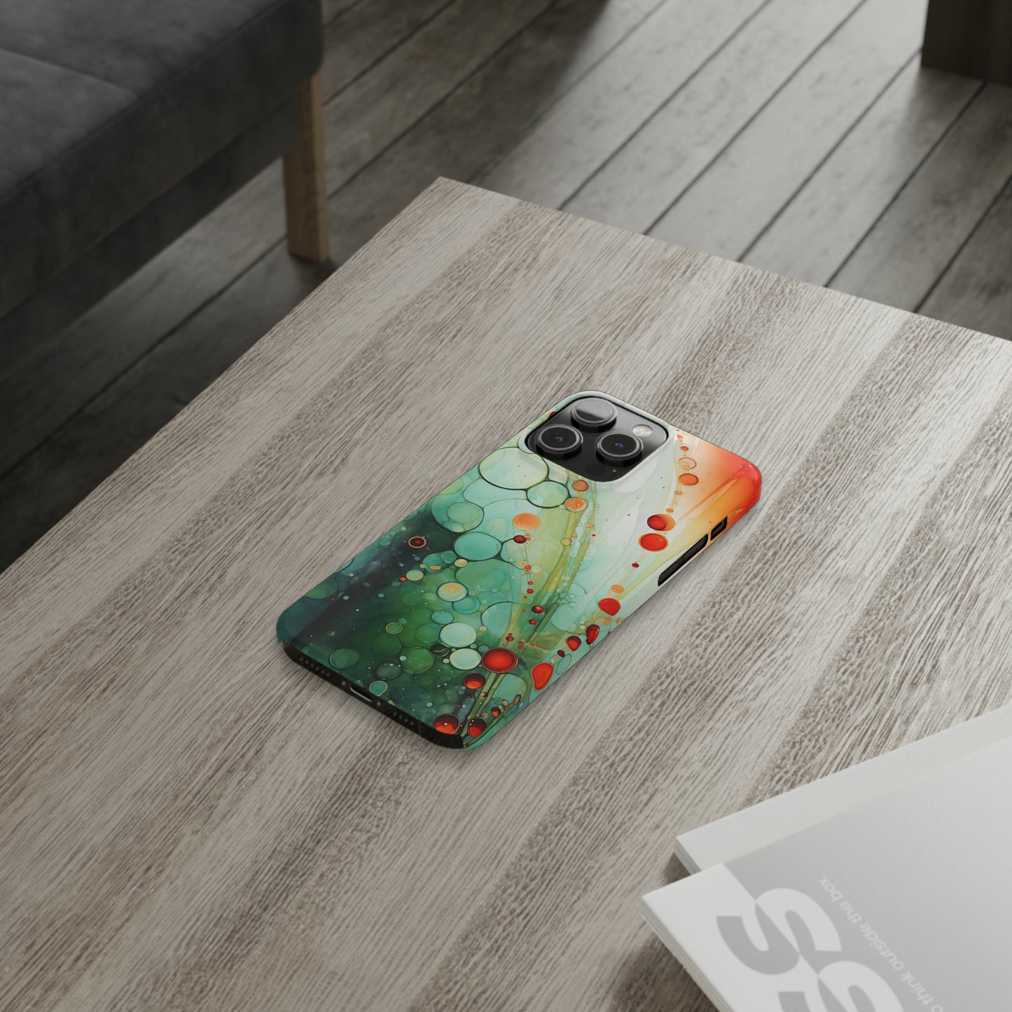 Abstract Shapes Design Slim Phone Case - Colorwink