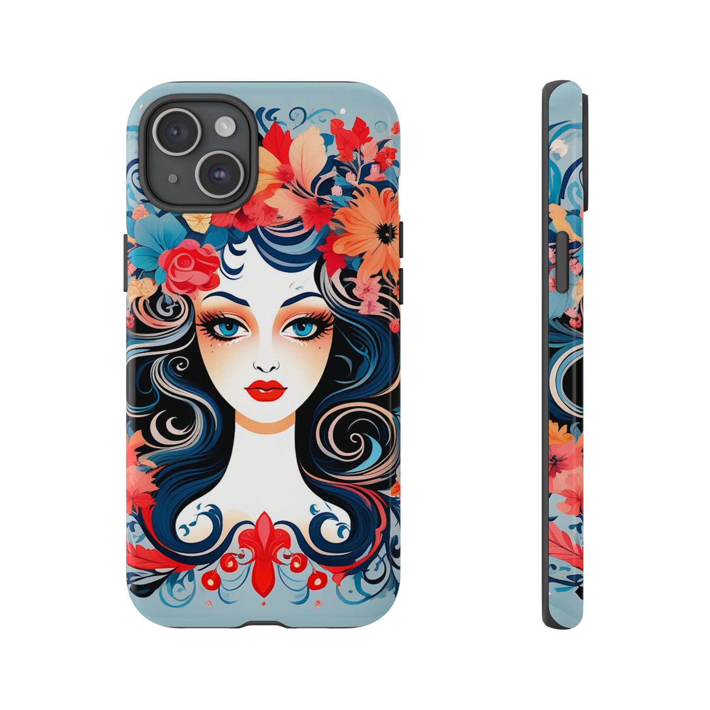 Floral Lady Tough Case