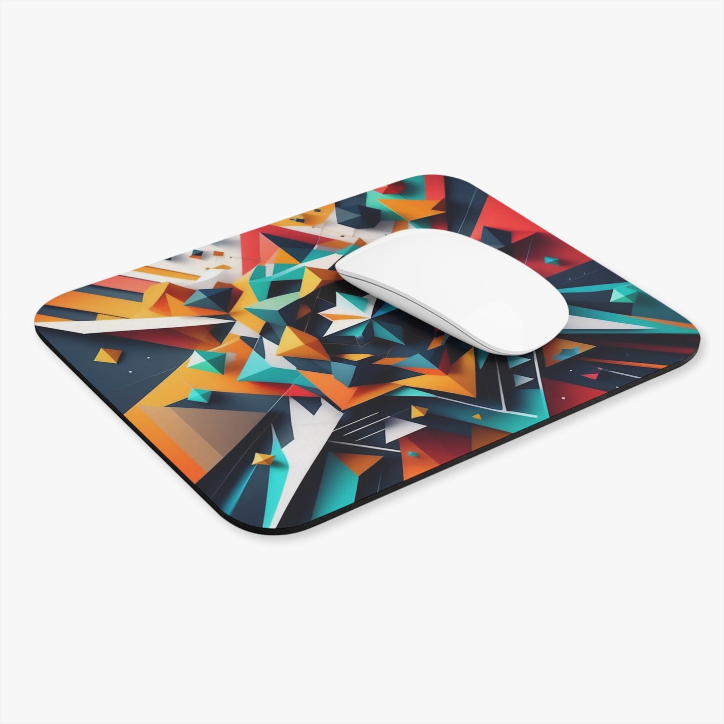 Tesseract Pattern Mouse Pad