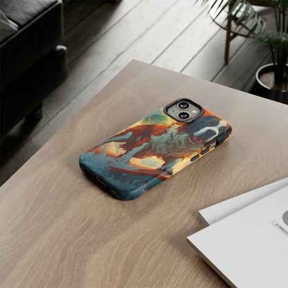 The Dog Surfer Tough Case