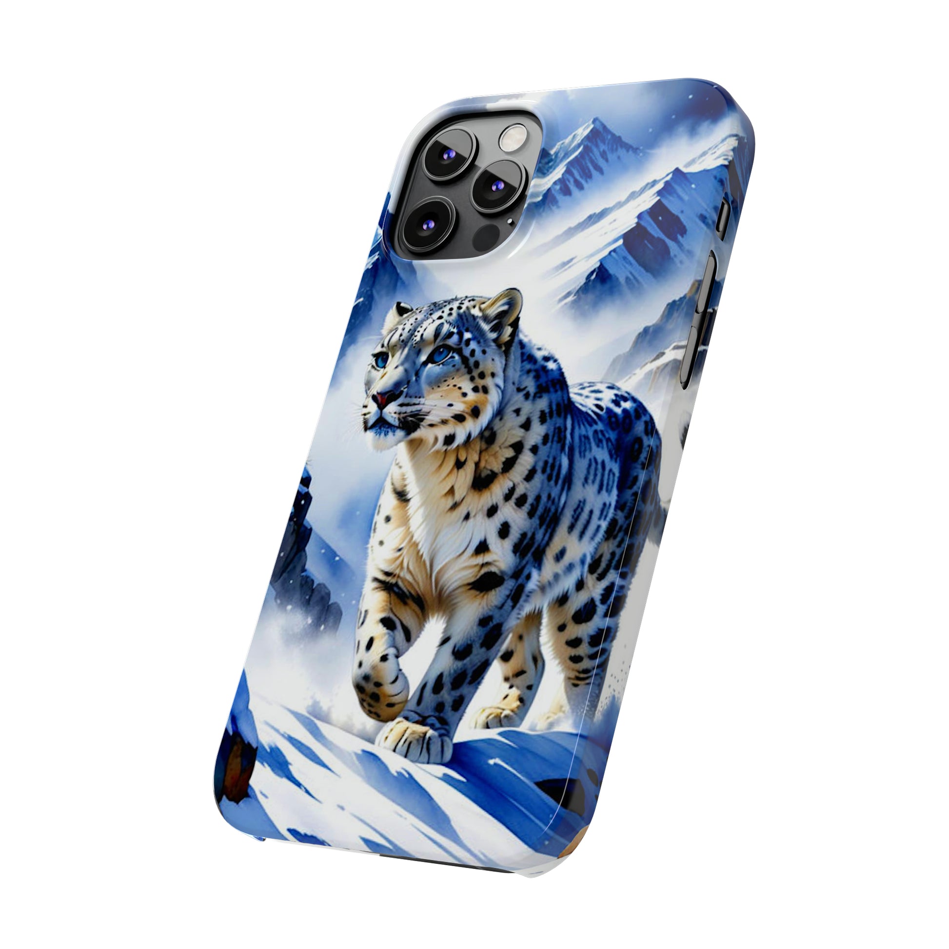 White Tiger Slim Phone Case - Colorwink