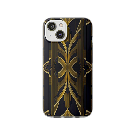 Abstract Golden Flexi Case