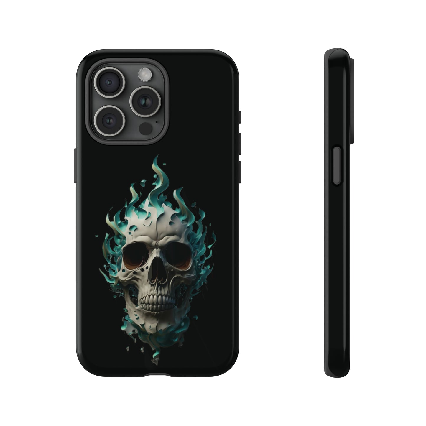 Flaming Skull Tough Case