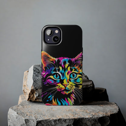 Psychedelic Cat Tough Case