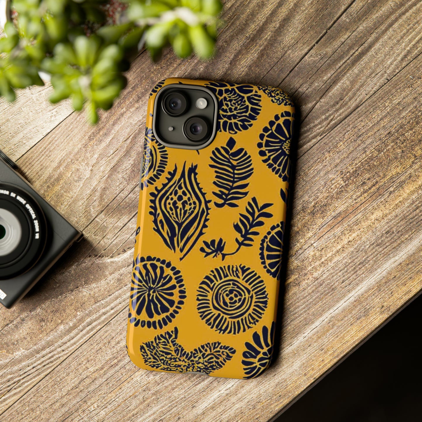 Yellow Pattern Tough Case